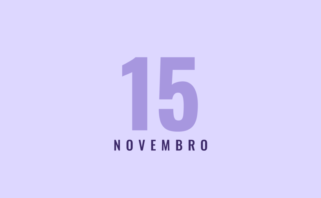 15 de novembro